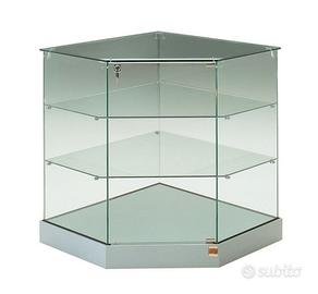 VETRINA da Esposizione per Negozio  ad Angolo Bass