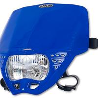 Portafaro Moto Cross Enduro Ufo Plast Cruiser Blu