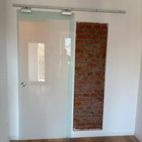 porte scorrevoli in vetro cristallo