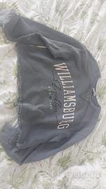 felpa ragazza stradivarius grigia taglia S