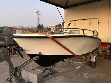 Barca open con motore honda 40 cv