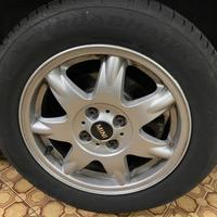 4 cerchi in lega di 15 e gomme nuove x mini