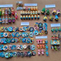 122 pezzi Merendine Sorpresine Personaggi vintage