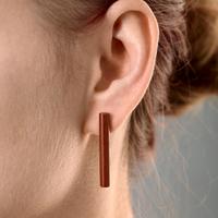 Orecchini in diaspro rosso, pietra naturale,