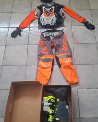 VEND0 ANCHE A PEZZI-KIT PROTEZIONI MOTOCROSS