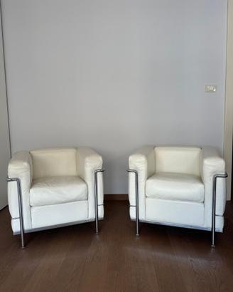 Poltrone Cassina LC2 Pelle Wagner