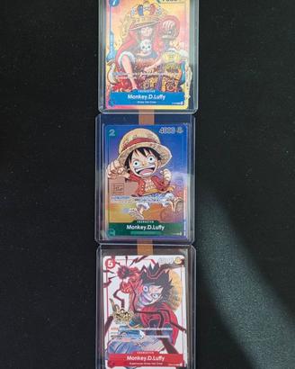 One Piece Monkey D. Luffy P-037 P-043 ST01-012