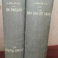 2 Libri antichi del 1910. De Peccato. De Deo
