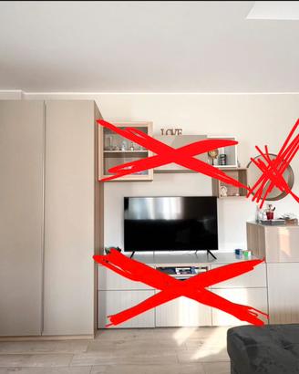 Armadio Ikea + mobiletto sala