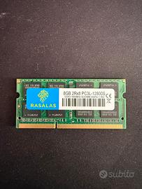 RAM SO-DIMM 8GB DDR3L 1600MHz Rasalas