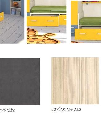 divano letto con cestoni larice-antracite beb casa