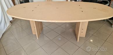 Grande tavolo ovale cm 224x116 ideale per buffet

