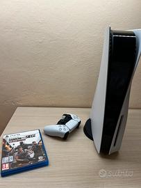 PS5 standard + 1 controller + rainbow six siege