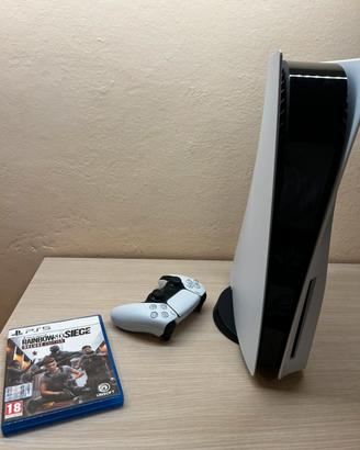 PS5 standard + 1 controller + rainbow six siege