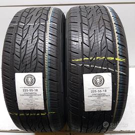 2 GOMME 225 55 18 CONTINENTAL A54506
