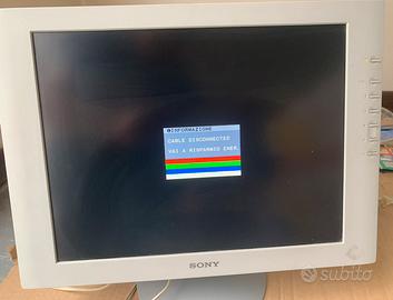 Monitor Sony SDM S51 15 pollici Alimentatore VGA