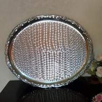 Vassoio grande Acciaio inxcs 18/8/ anni 70/ 80/ 