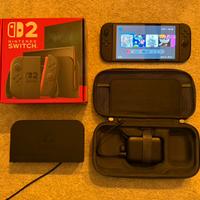 Nintendo Switch 2 + custodia power bank
