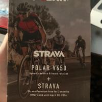 Compiuterino Bici touch screen-POLAR  Strava  V650