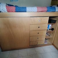 struttura letto salvaspazio 