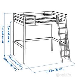 letto a soppalco ikea 
