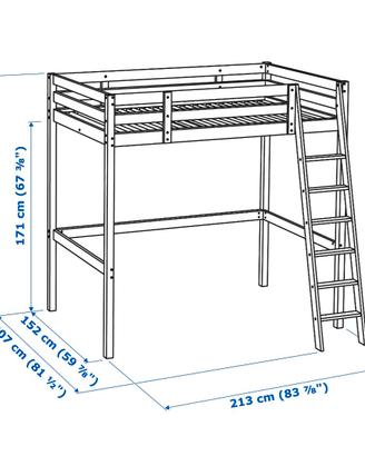 letto a soppalco ikea 
