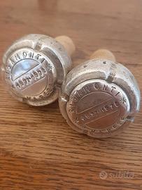 Tappi in argento 925 e sughero vintage