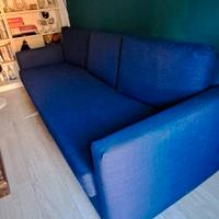 Divano letto blu