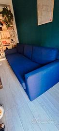 Divano letto blu