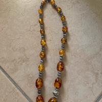 Collana di ambra vintage