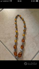 Collana di ambra vintage