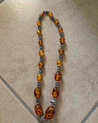Collana di ambra vintage