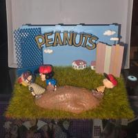 Diorama o set da collezione deiPeanutsa te