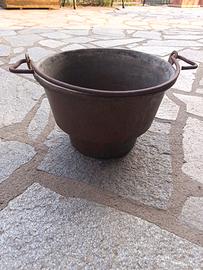 Paiolo in rame antico