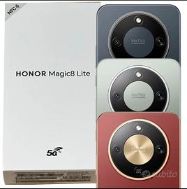 Honor Magic 8 lite 8+256 con cover e garanzia 
