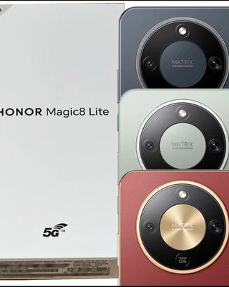 Honor Magic 8 lite 8+256 con cover e garanzia 