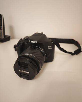 Canon EOS 2000D + Canon EF-S 18-55 IS II