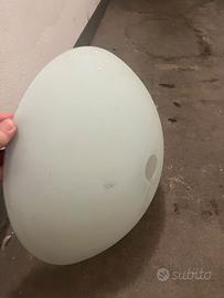 plafoniera in vetro di murano