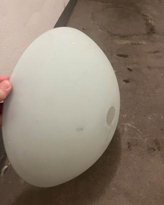 plafoniera in vetro di murano