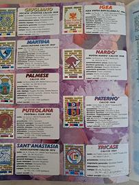 Album di figurine panini calciatori completo anno 