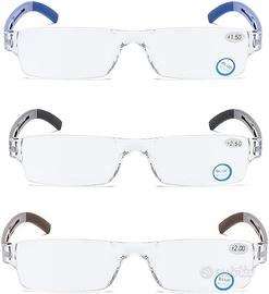 KoKoBin Occhiali da lettura senza cornice Pack 3