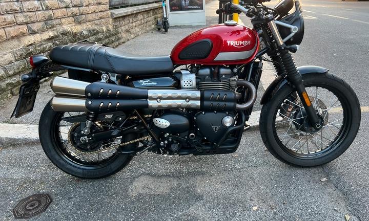 Triumph 900 street scrambler abs 2018 permuto rate