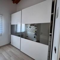 ARMADIO ROSSETTO MISURA 305x255h ANTE SCORREVOLI