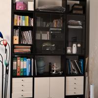 Libreria e divano con relax