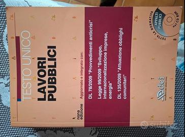 "Testo unico lavori pubblici" nona edizione DEI