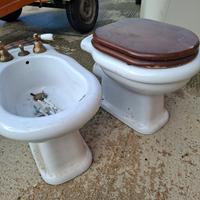 gabinetto e bidè 