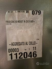 Frigo Indesit