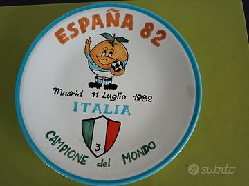 Piatto Italia campione del mondo Spagna 1982 