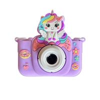 Rivgot Fotocamera Bambini - Viola con Unicorno