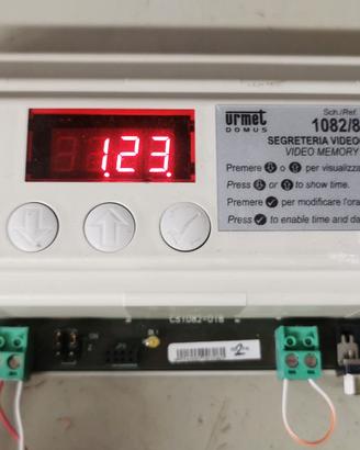 URMET 1082/88 SEGRETERIA VIDEOCITOFONICA 2GO